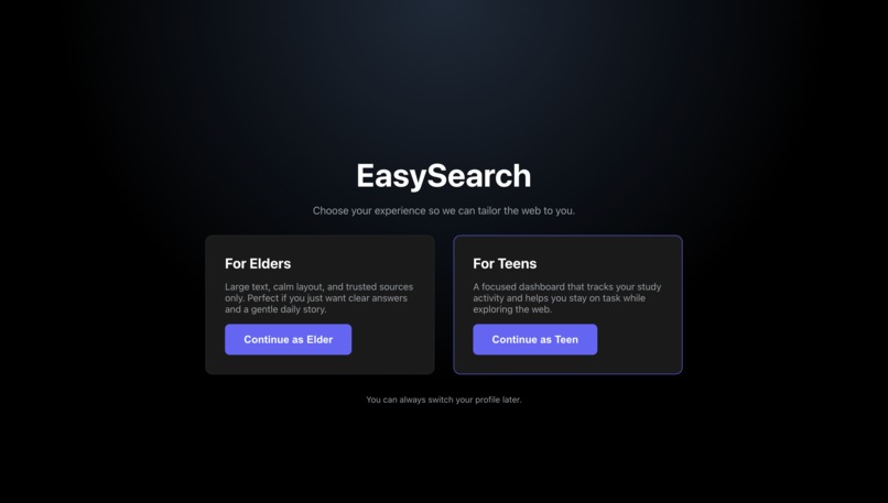 EasySearch and FocusBoard – screenshot 1