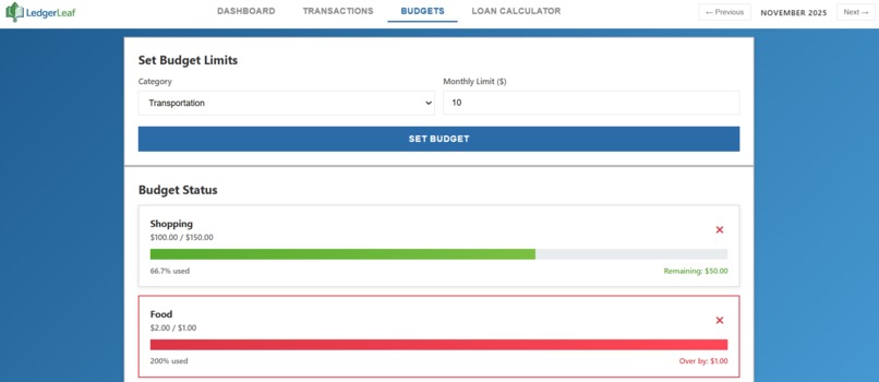 LedgerLeaf – screenshot 3