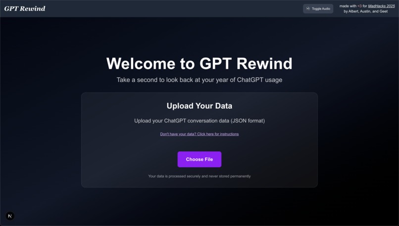 GPT Rewind – screenshot 1