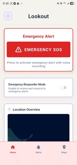 Lookout – Community-Powered Emergency Safety App – screenshot 2
