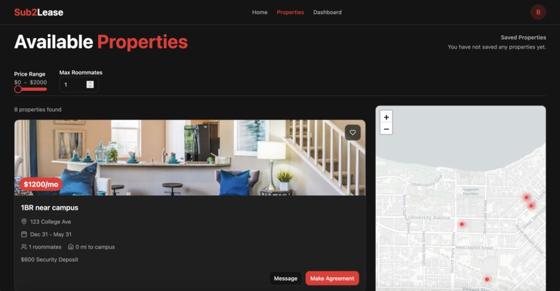 Sub2Lease – screenshot 2