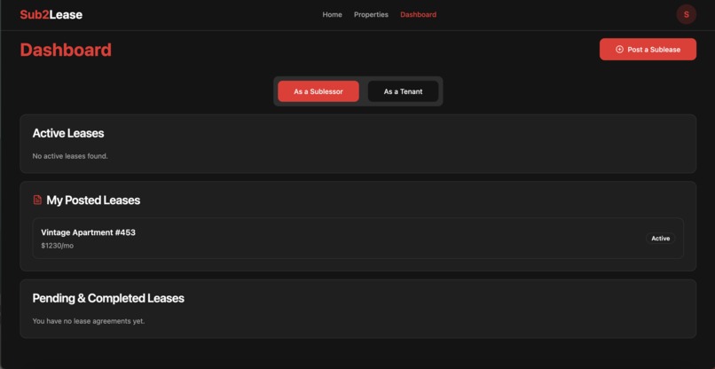 Sub2Lease – screenshot 4