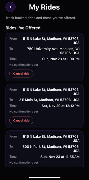 Rydr – screenshot 7