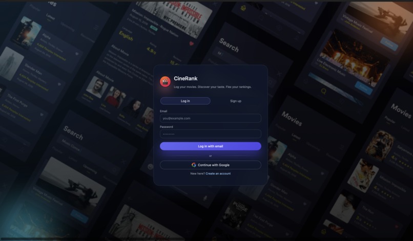 CineRank – screenshot 1