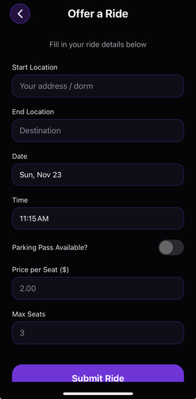 Rydr – screenshot 10