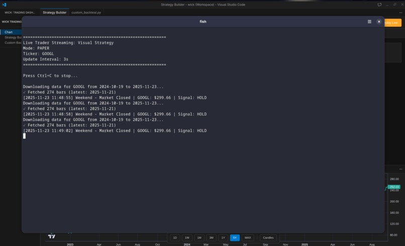 Wick—The Algo-Trading IDE – screenshot 3