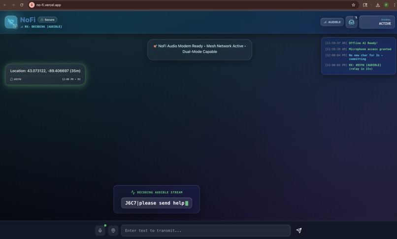 NoFi – screenshot 1