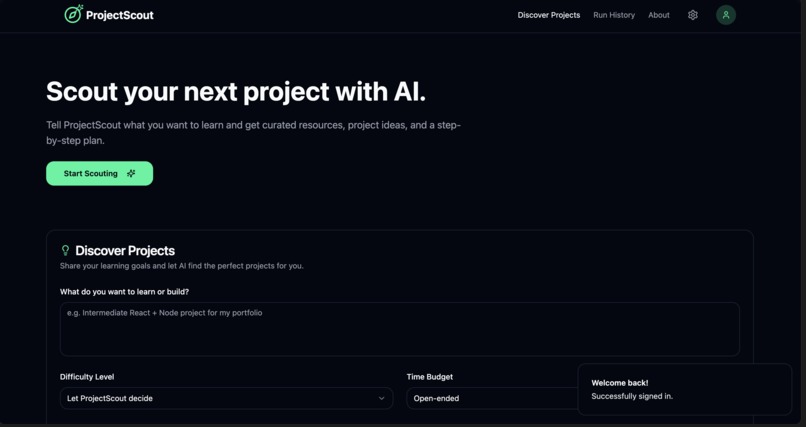 Project Scout – screenshot 1