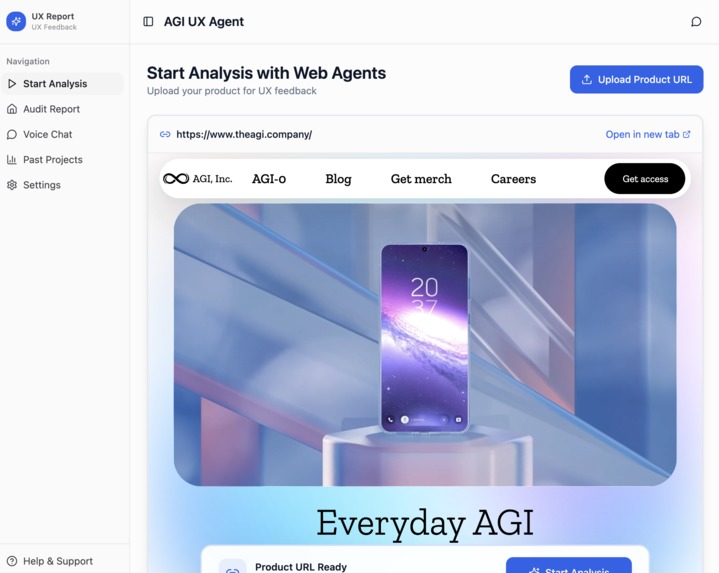 UX AI Web Agent  – screenshot 5