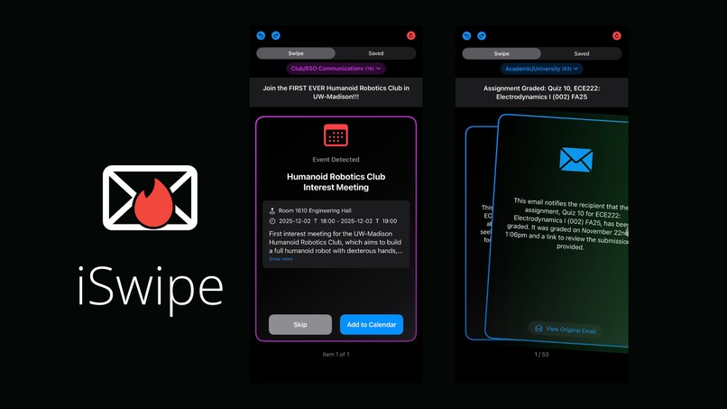 iSwipe – Your intelligent email management tool – screenshot 1