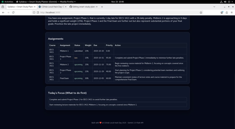 Smart Study Planner and Asignment Tracker – screenshot 5