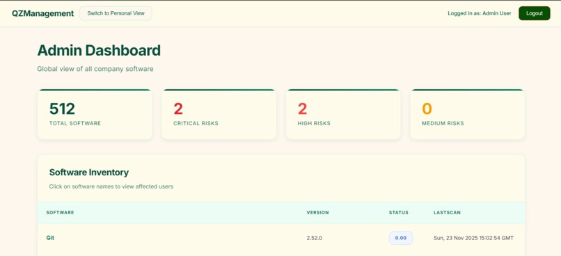 QZ Management – screenshot 2