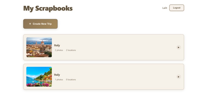 Vacation Scrapbook – screenshot 2