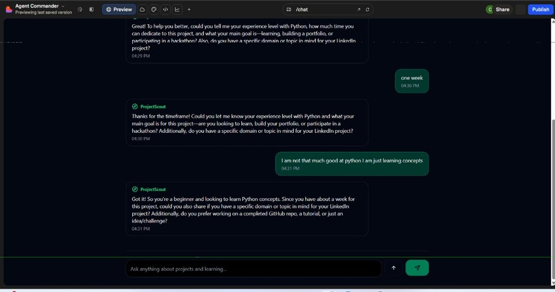 Project Scout – screenshot 2
