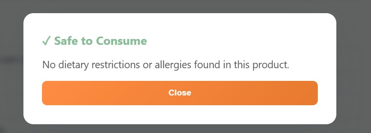 NutriLens – screenshot 1