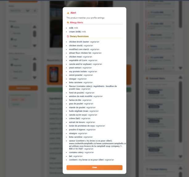NutriLens – screenshot 4
