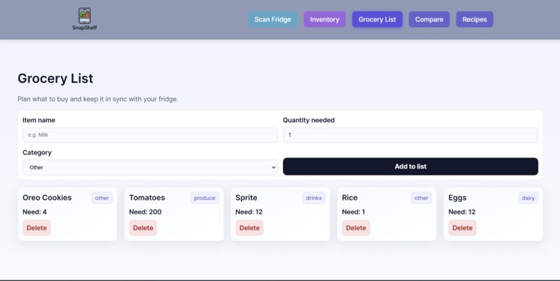 SnapShelf – screenshot 2