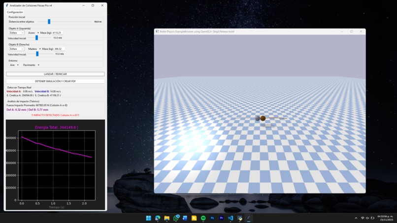 Analizador de colisiones. – screenshot 1