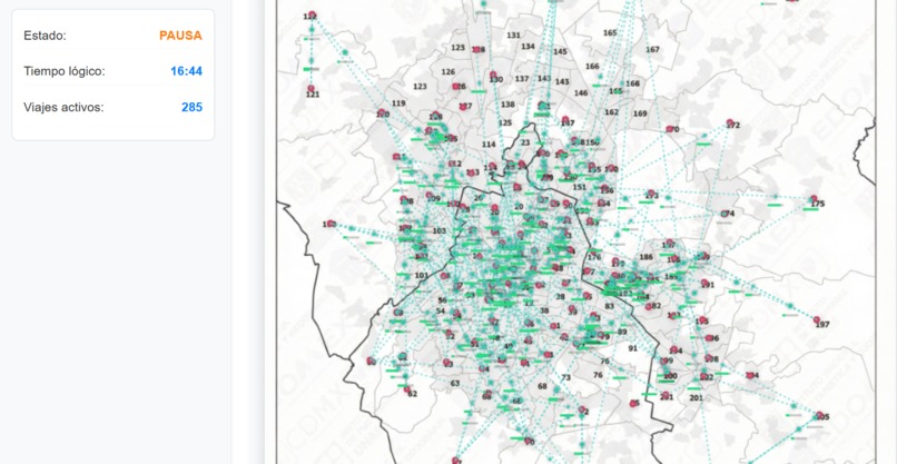 STC CDMX - Simulación de Tráfico Colectivo CDMX – screenshot 1