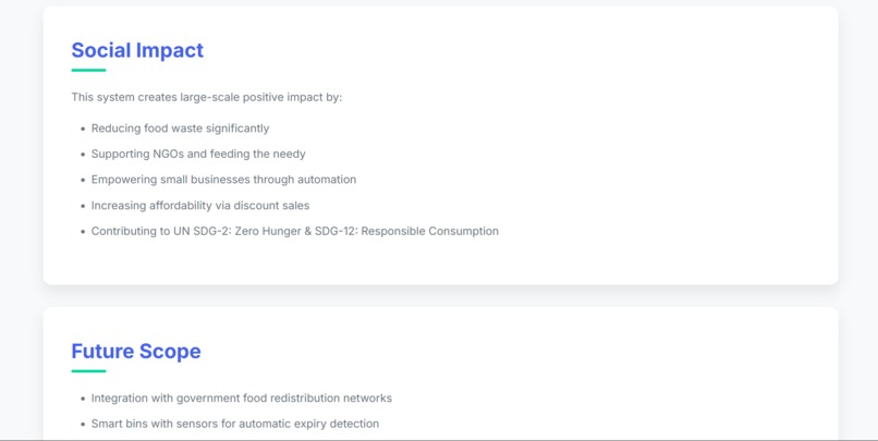 AI for Social Good: Expiry Tracking & Food Donation System – screenshot 3