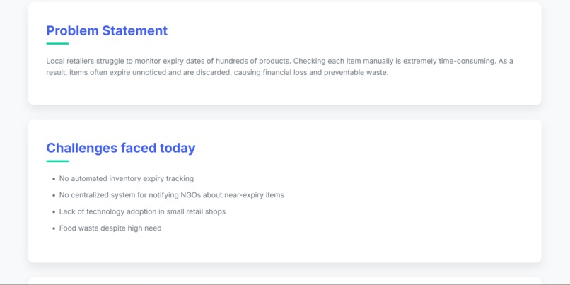 AI for Social Good: Expiry Tracking & Food Donation System – screenshot 6