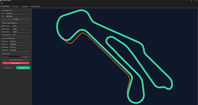 RaceTrack Studio – screenshot 1