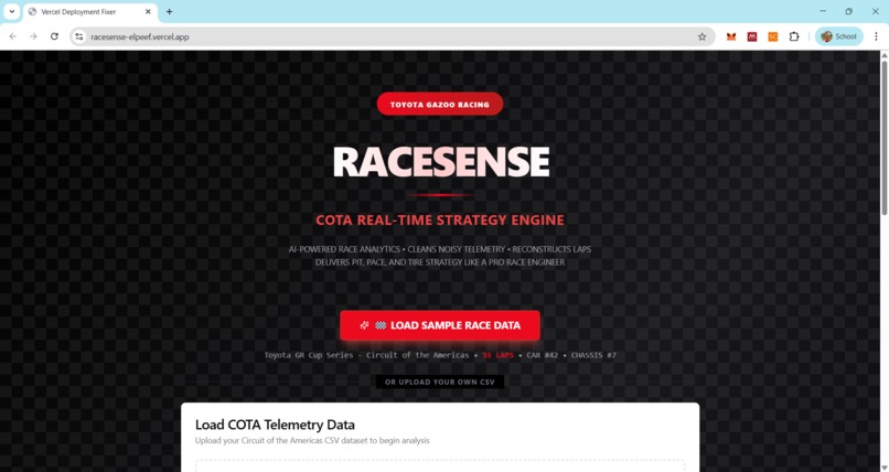 RaceSense: COTA Real-Time Strategy Engine – screenshot 3