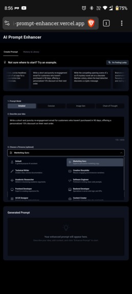 AI-Prompt-Enhancer – screenshot 2