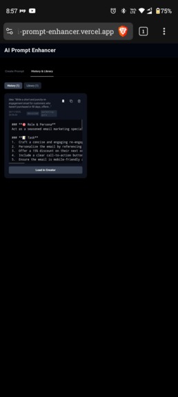 AI-Prompt-Enhancer – screenshot 3