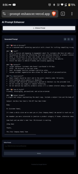 AI-Prompt-Enhancer – screenshot 6