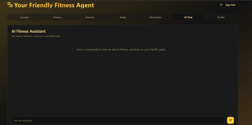 Your friendly fitness agent – screenshot 2