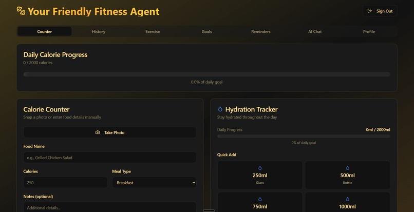 Your friendly fitness agent – screenshot 4