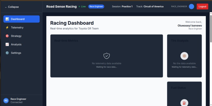 RoadSense – screenshot 1