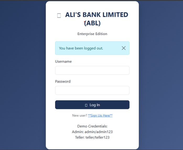 ALI'S BANK LIMITED – screenshot 1
