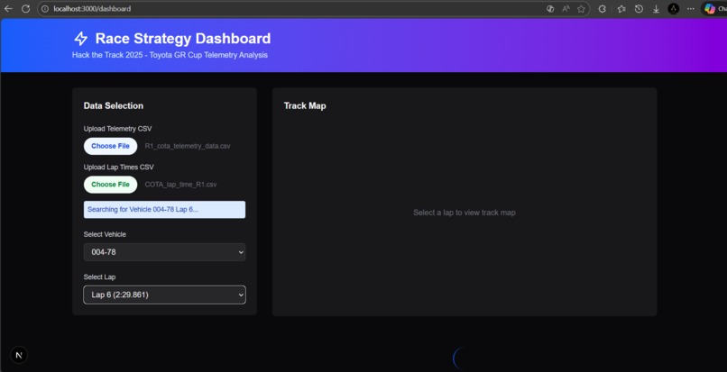 Race Strategy Dashboard – screenshot 4