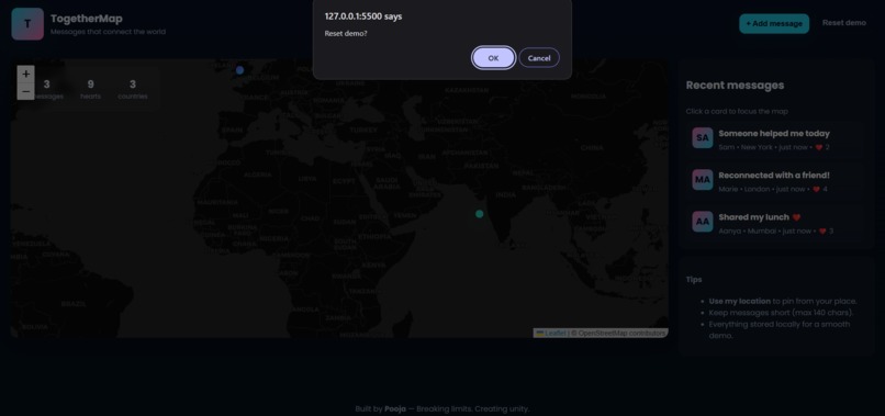 Togethermap – screenshot 2