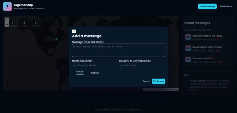 Togethermap – screenshot 3