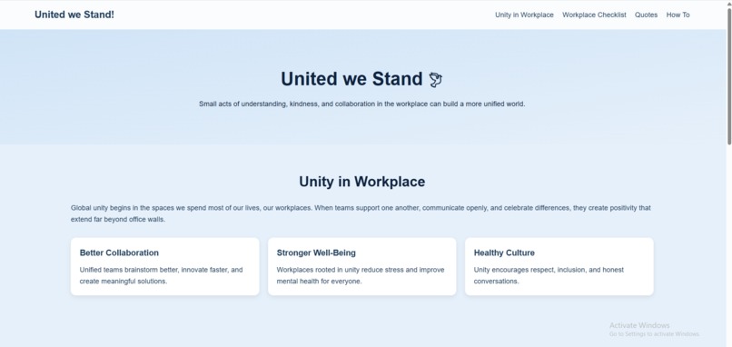 United we Stand! – screenshot 1