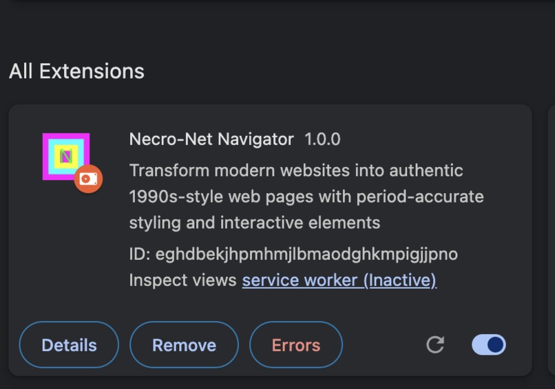 Necro-Net Navigator  – screenshot 1