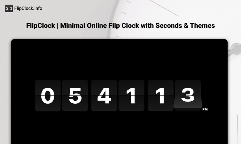 FlipClock – screenshot 1