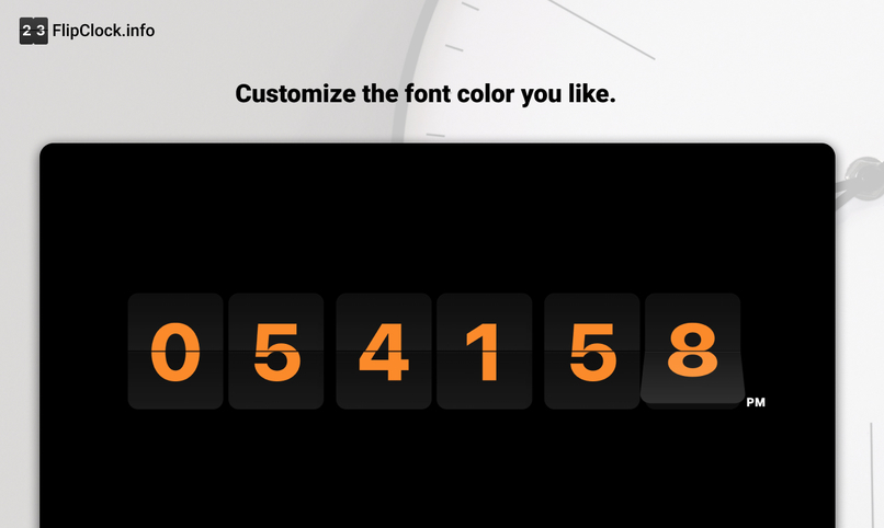 FlipClock – screenshot 2