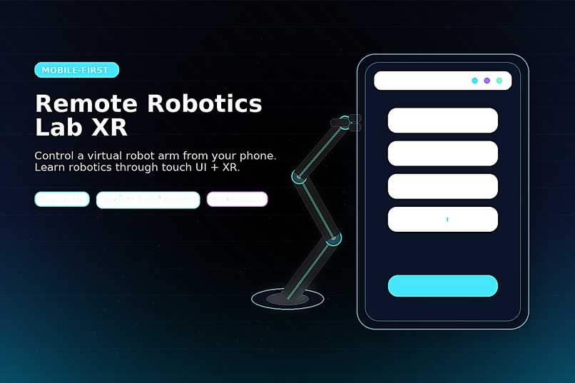 Remote Robotics Lab XR – Mobile Edition – screenshot 1