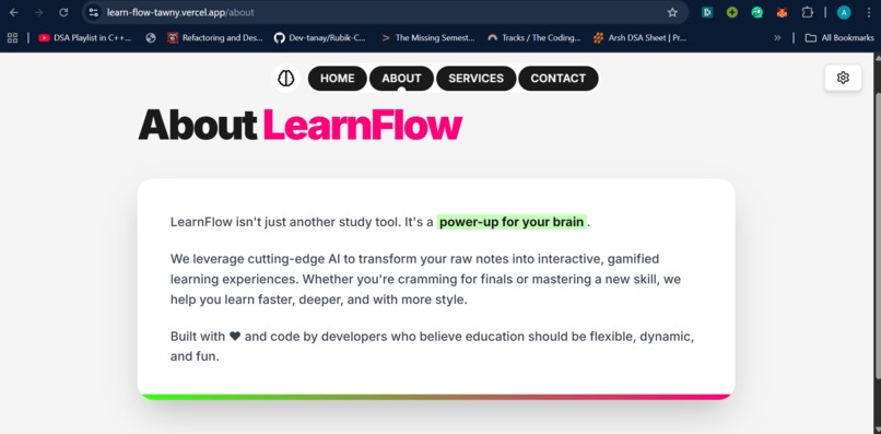 LearnFlow  – screenshot 2
