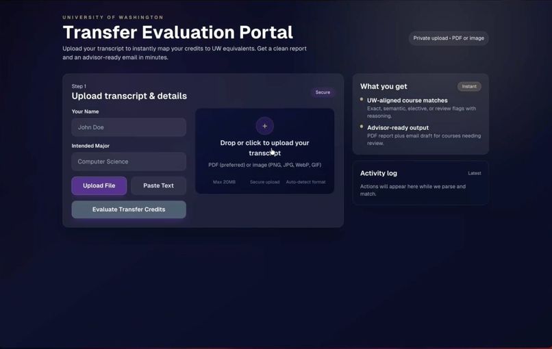 AI Transfer Evaluation Tool – screenshot 1