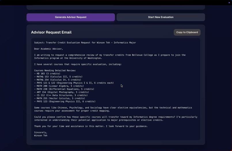 AI Transfer Evaluation Tool – screenshot 4