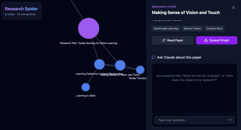 Research Spider – screenshot 4