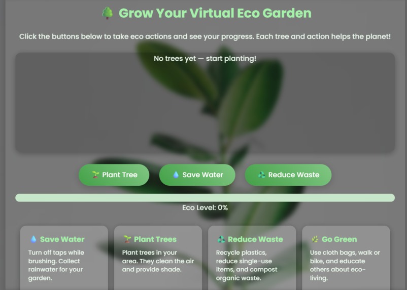 Ecolife planner – screenshot 1