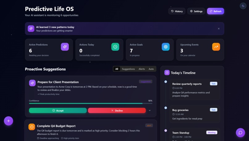Predictive Life OS – screenshot 7