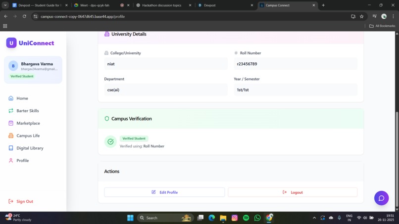 Campus Connect – screenshot 3