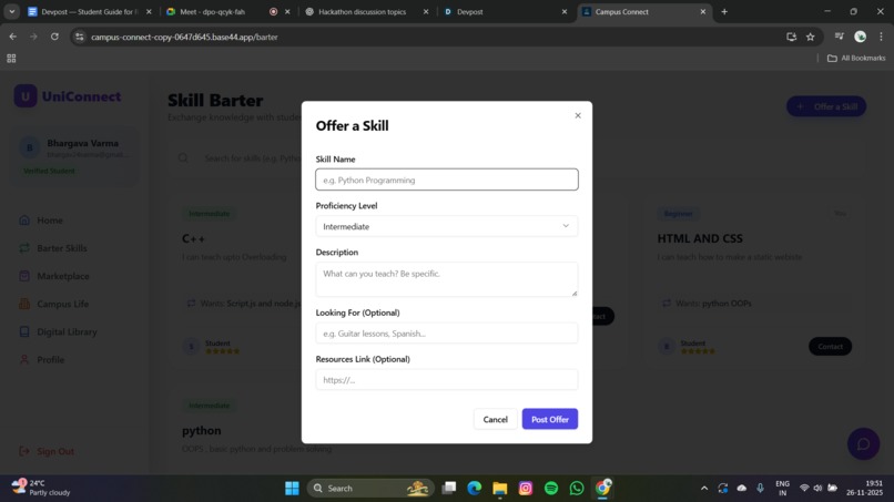 Campus Connect – screenshot 5